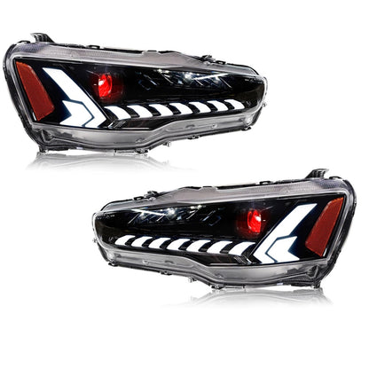 Mitsibishi Lancer Evo X AZL headlights